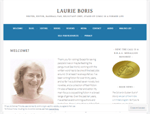 Tablet Screenshot of laurieboris.com